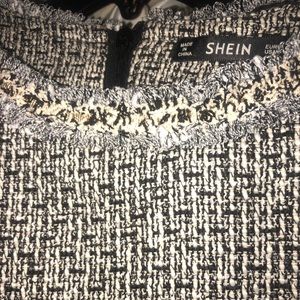 SHEIN Tops - Tweed peplum top SHEIN Tops - Tweed peplum top